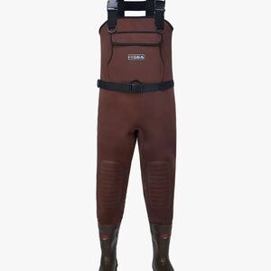 Sea HISEA Chest Waders in Deep Brown Size 7 Boot